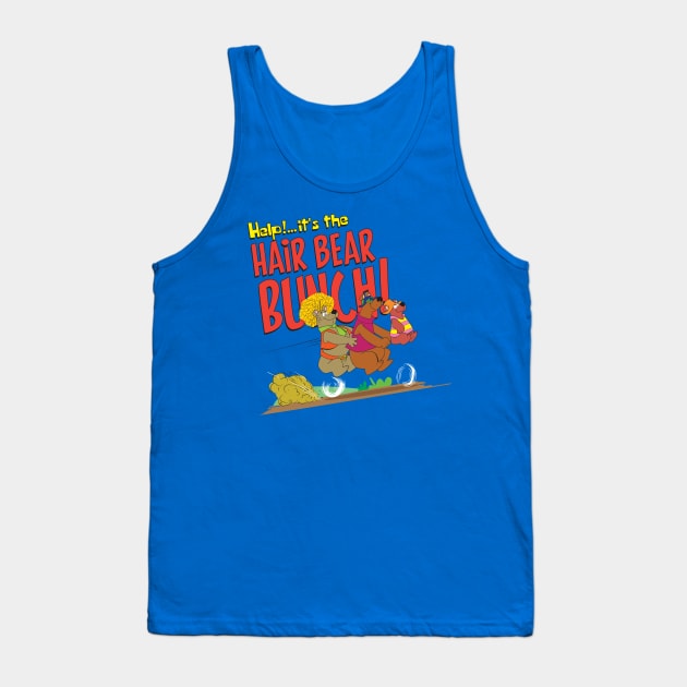 Hair Bear Bunch Tank Top by santanafirpo